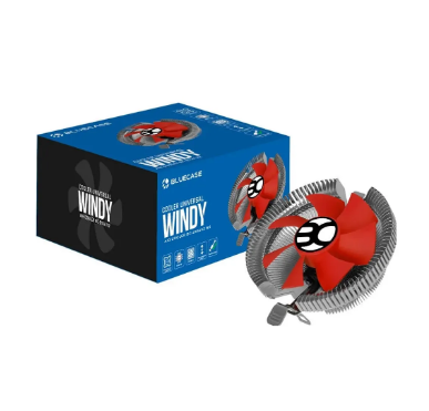 COOLER UNIVERSAL WINDY INTEL E AMD ALUMINIO (BC-01UA V2) - BLUECASE - TDP 65W REF 7984
