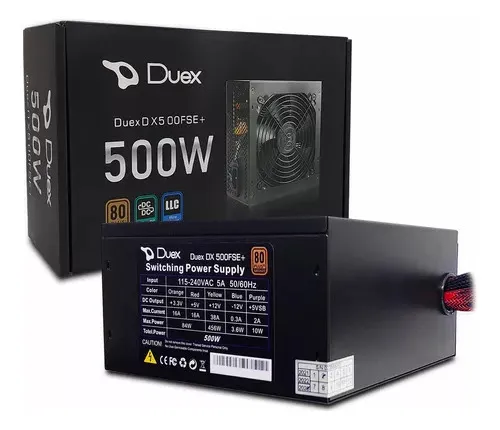 FONTE 500W DX500FSE - DUEX