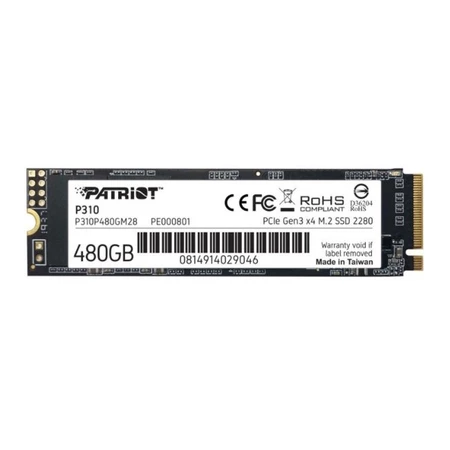 SSD MVME M2 PATRIOT 480 GB