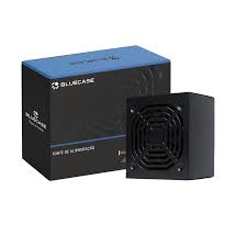 FONTE DE ALIMENTACAO ATX PS/2 500W C/CABO S/ CAIXA (BLU500-CMPS2) - BLUECASE - PRETO / CABOS FLAT